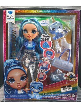 Rainbow High Skyler Bradshaw Doll & Bluebell Slime Pet Set